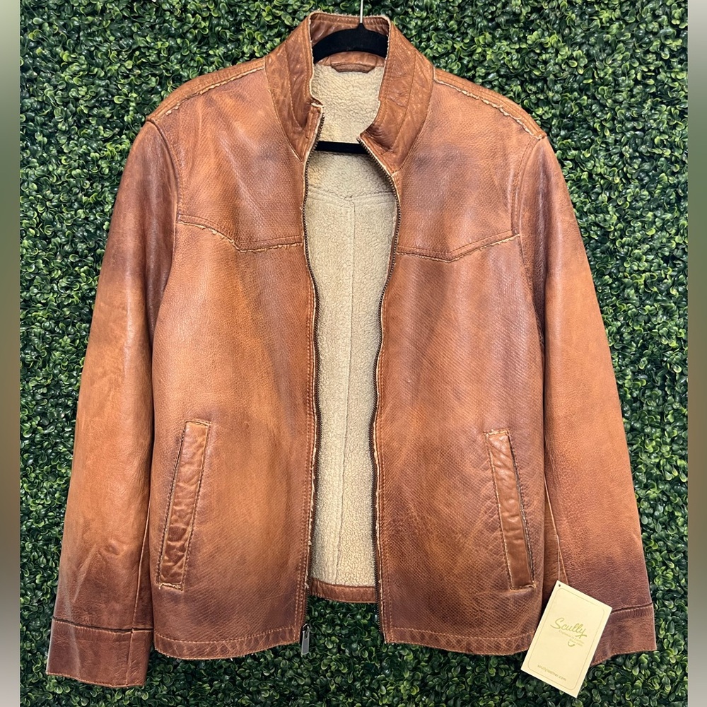 Scully Cognac Leather Jacket